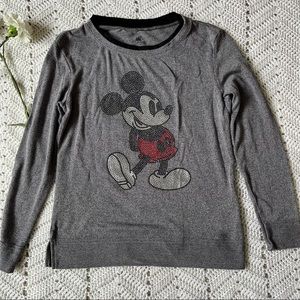 Disney Mickey Mouse Rhinestone Lightweight Sweater